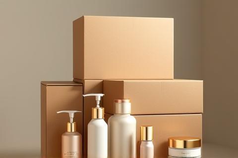 Stack of product boxes for wholesale.